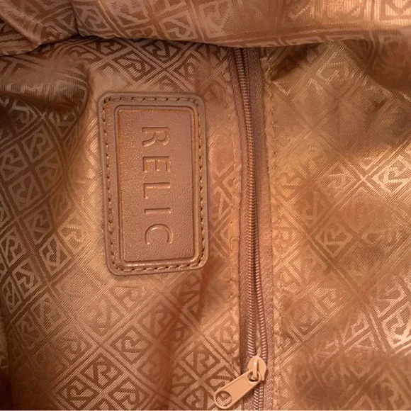 Relic by Fossil Multicolored Hobo Style Satchel Shoulder Bag Silver Hardware - Picture 5 of 6